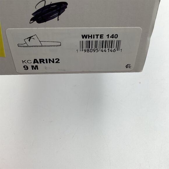 Calvin Klein Women's Arin Logo Slide Sandals White Size 9 M Casual - Picture 7 of 7